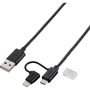 Lightning変換アダプタ付microUSBケーブル エレコム