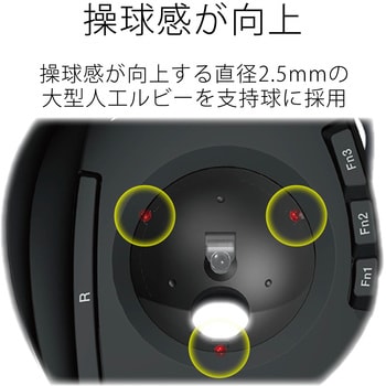 トラックボールマウス ワイヤレス 無線 USB 8ボタン 人差し指 チルトホイール搭載 DEFT エレコム