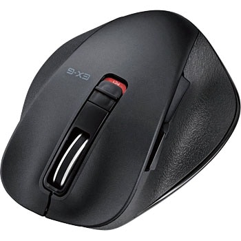 ワイヤレスマウス Bluetooth 3 0 5ボタン ブルーled 小型 握りやすい 手になじむ Ex G エレコム ワイヤレスマウス 通販モノタロウ