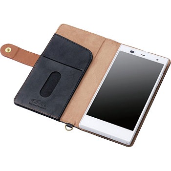 スマートフォン用汎用レザーケース スライド仕様 Lサイズ 5 2inch エレコム 汎用スマホケース 通販モノタロウ P 02plfdtbk