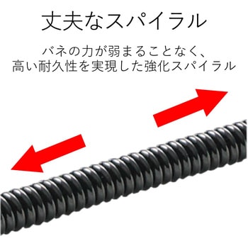 スマートフォン用ストラップ クリップ(金属) 50cm エレコム