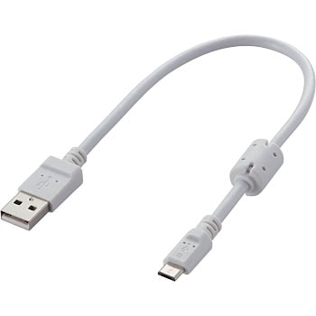 U2C-AMBF2U02WH USBケーブル microB-A 2A対応 エレコム 23610694