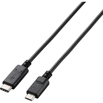 USBケーブル C-miniB Type-Cケーブル 0.5A出力 ブラック