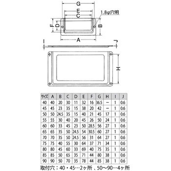 アルミ 品名差 S 85(10枚入) スリーナイン島野