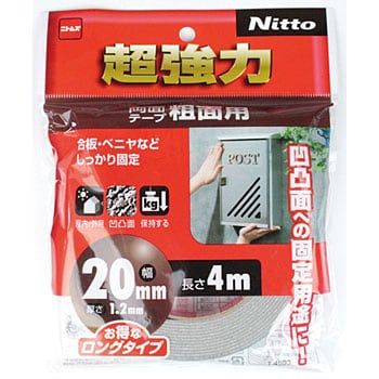 T4593 超強力両面テープ 粗面用 ニトムズ テープ厚さ 1 2mm テープ幅 mm T4593 1巻 通販モノタロウ