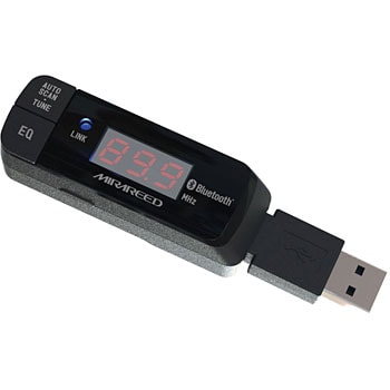 GA-1506 USB専用FMトランスミッター(Bluetooth) ブラック 1個 Pellucid