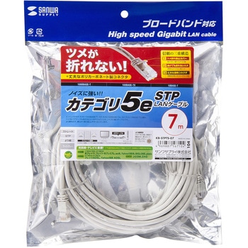 ツメ折れ防止カテゴリ5eSTPLANケーブル サンワサプライ
