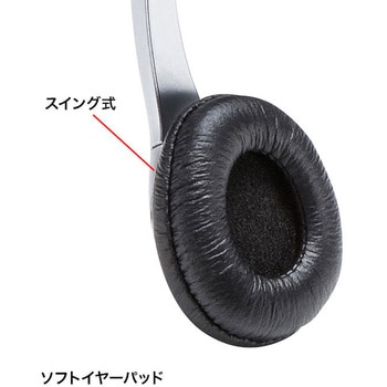 マルチメディアPCヘッドセット サンワサプライ