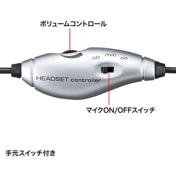 マルチメディアPCヘッドセット サンワサプライ