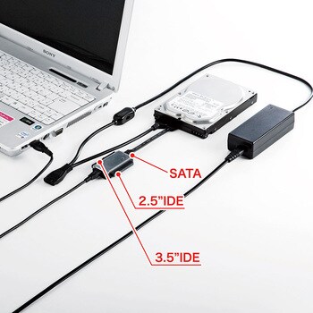 Usb Cvide2n Ide Sata Usb変換ケーブル 1個 サンワサプライ 通販サイトmonotaro