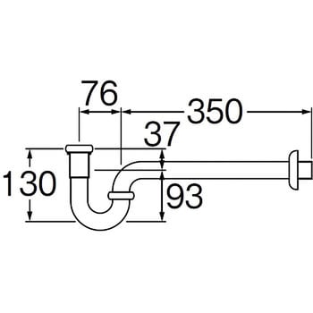 H7101-32 Pトラップ 1個 SANEI 【通販モノタロウ】