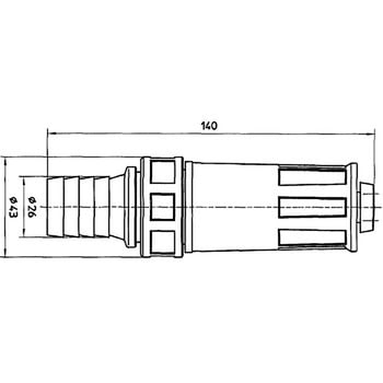 SANEI 散水用品 PCロケットノズル 水流切替 適合ホース内径15mm バンド1個付き PN45 g6bh9ry