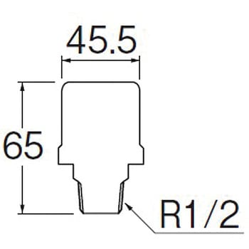 U7311-2-13 水撃低減器 SANEI ねじの呼び13A(1/2B) U7311-2-13 - 【通販モノタロウ】