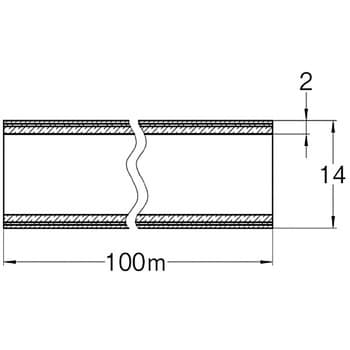 T102-10A アルミ複合架橋ポリエチレン管 1巻(100m) SANEI 【通販サイト