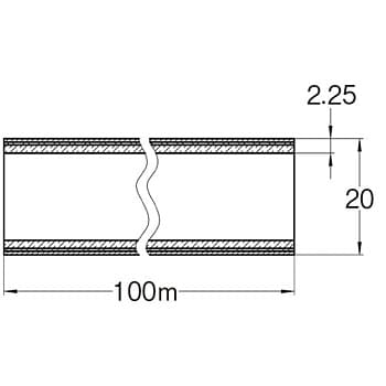 T102-16A アルミ複合架橋ポリエチレン管 1巻(100m) SANEI 【通販サイト