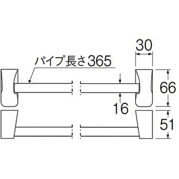 Lタイプタオル掛 SANEI