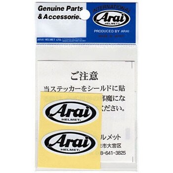 シールドヨウステッカー Arai アライ 装飾品 通販モノタロウ