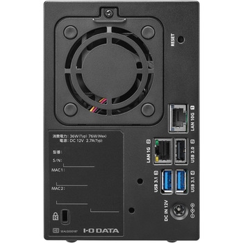 Linux OS搭載 法人向けNAS(標準5年保証・データ復旧サービス付き)LAN DISK(HDL2-XABシリーズ) I ・O DATA(アイ・オー・データ)