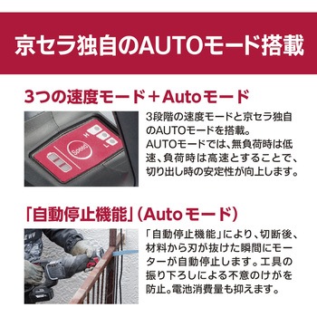 18V充電式レシプロソー 京セラインダストリアルツールズ(旧:リョービ)
