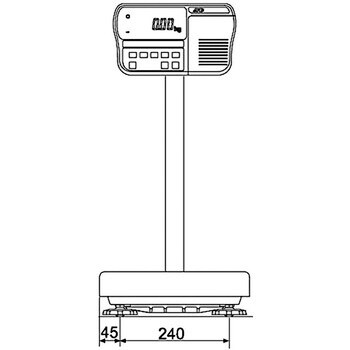 HV60KGV-K-5 検定付防塵・防水デジタル台はかり 1台 A&D 【通販サイト