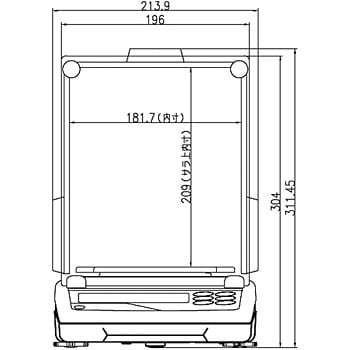 MC6100-00A00 (一般校正書類付) 汎用電子天びん MCシリーズ 1台 A&D