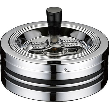 卓上灰皿 クロームラインⅡ ペンギンライター