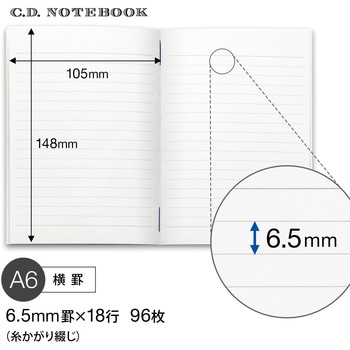プレミアムCDノートA6 日本ノート