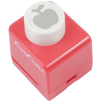 CN12092 APPLE ミニクラフトパンチ アップル 1個 カール事務器 【通販モノタロウ】