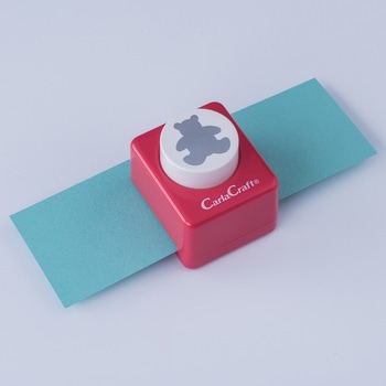 ミドルサイズクラフトパンチ クマ カール事務器