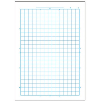 スクールノート チェック柄 10mm方眼罫 日本ノート