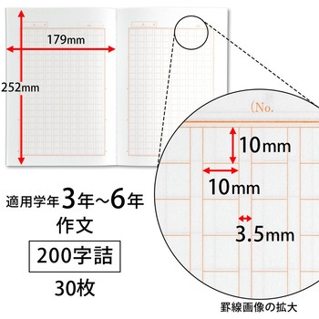 作文 200字詰 日本ノート