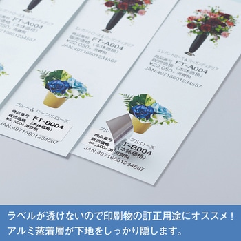 テプラPROテープ 下地がかくせるラベル(白に黒文字) キングジム