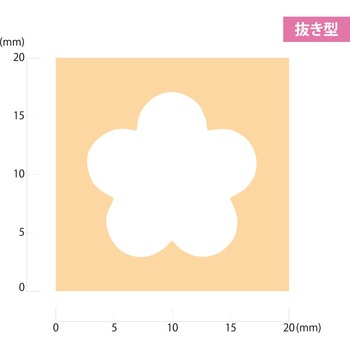 キュアパンチ スモール Plum blossom 呉竹
