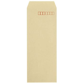 クラフト封筒1000枚長40 70g〒枠 壽堂紙製品