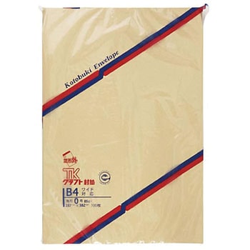 クラフト封筒100枚入 角0 壽堂紙製品