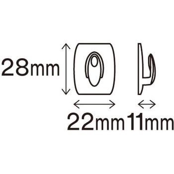 3M スリーエム コマンドフック 粘着フック 透明クリア 3M(スリーエム)