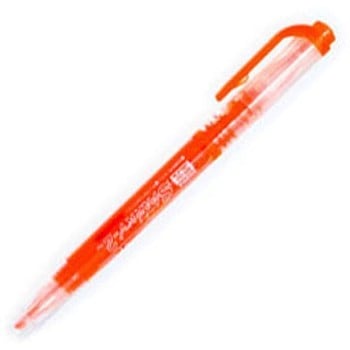 TWINT 蛍光ペン オレンジ アスクル 蛍光ペン 蛍光マーカー インク容量1.5倍 オレンジ 1