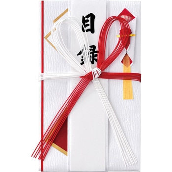 金封 中金 赤白7本花結 マルアイ