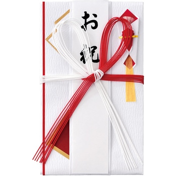 金封 中金 赤白7本花結 マルアイ