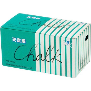 天空馬チョーク 角型(青) 丸石石膏