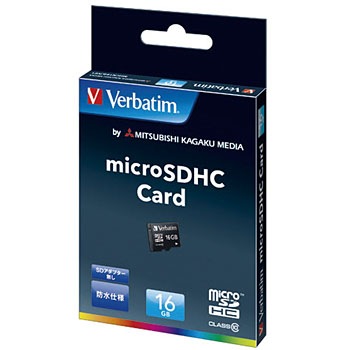 MHCN16GJVZ1 Verbatim �}�C�N��SDHC�J�[�h CLASS10 Verbatim(�o�[�x�C�^��) 24153036
