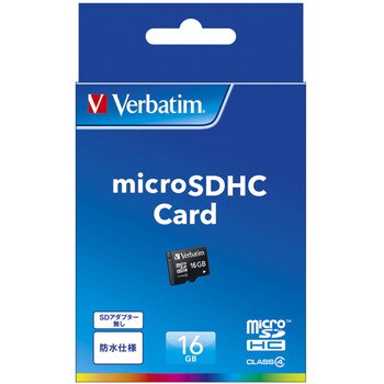 Verbatim マイクロSDHCカード CLASS4