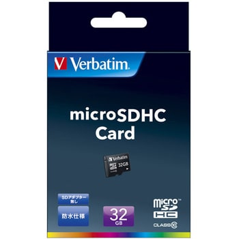 Verbatim マイクロSDHCカード CLASS10