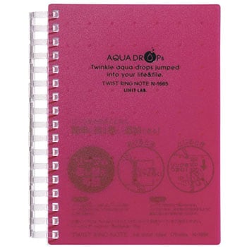 AQUA DROPs ツイストノート＜厚型＞ A6タテ リヒトラブ