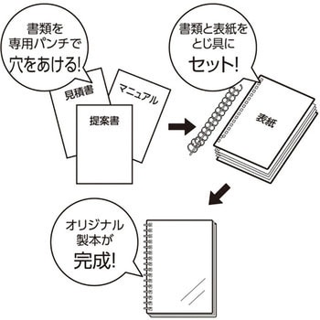 ツィストリング製本用表紙 B5 乳白 リヒトラブ