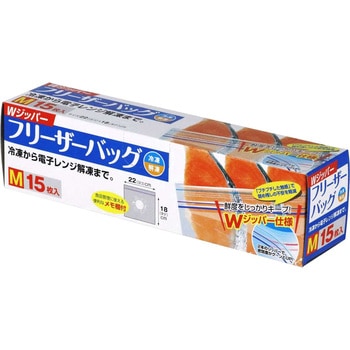 新ダブルジッパーフリーザーバッグ 大和物産