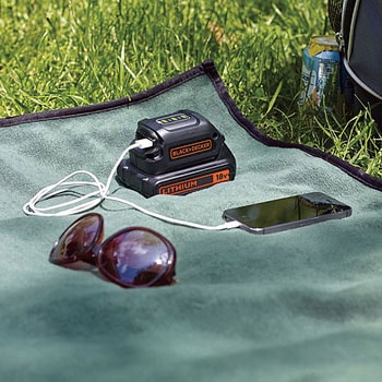 18V USBアダプター BLACK&DECKER