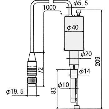純正取寄溶存酸素電極キャル・メモ　OE-473AA（HM-43Xに適合）　東亜DKK　　未使用 環境測定器