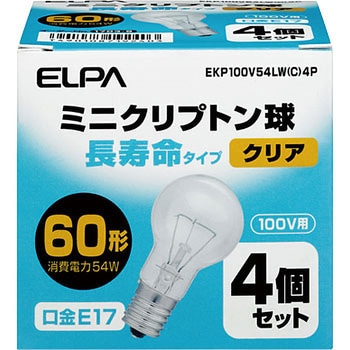 長寿命ミニクリ54W4P ELPA