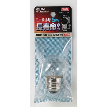 ミニボール球G405WE26Cロング ELPA